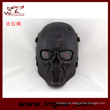 Taktische Airsoft Wire Mesh Terminator Skull Party Maske